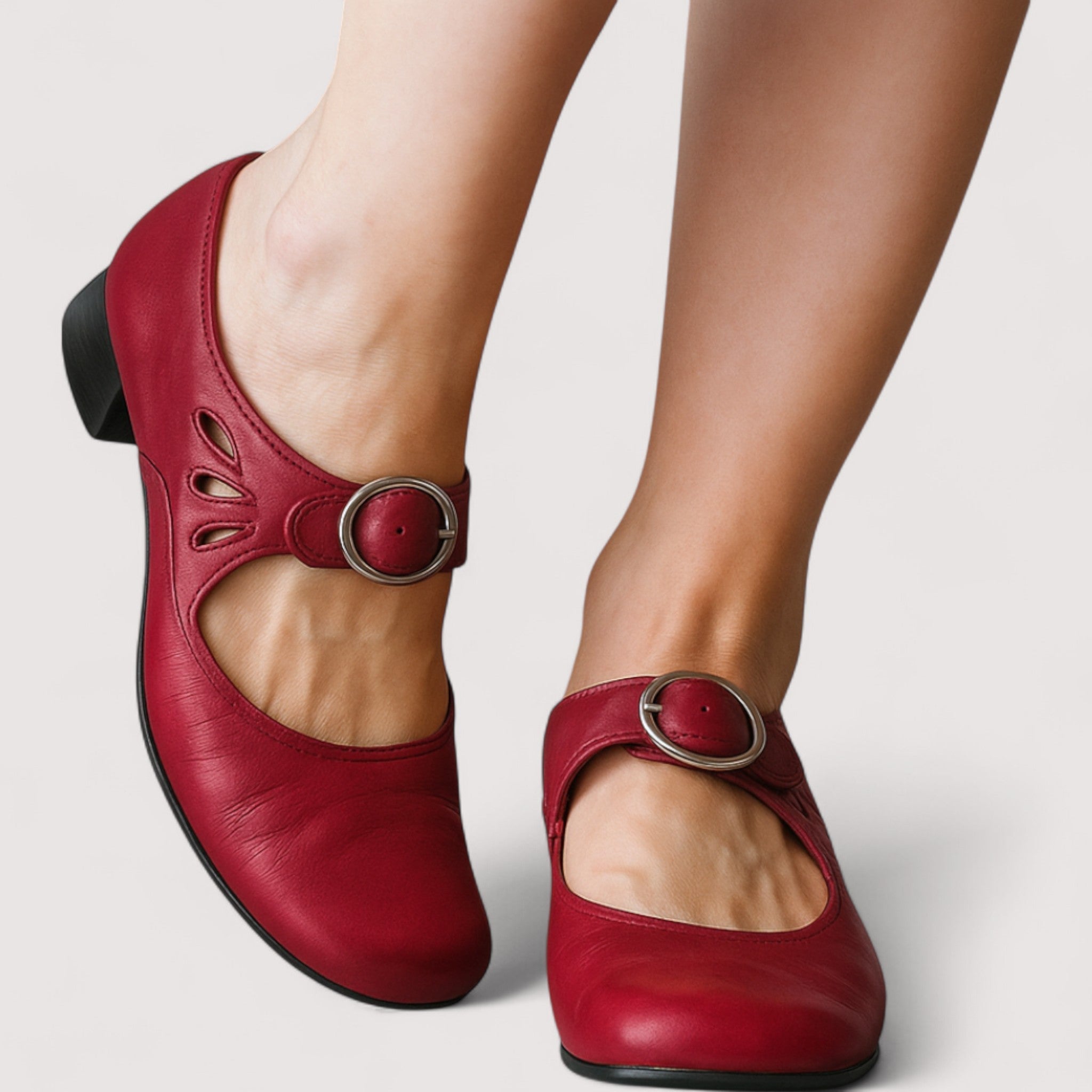 Els | Orthopedische leren sandalen met comfortabele wedge-zool