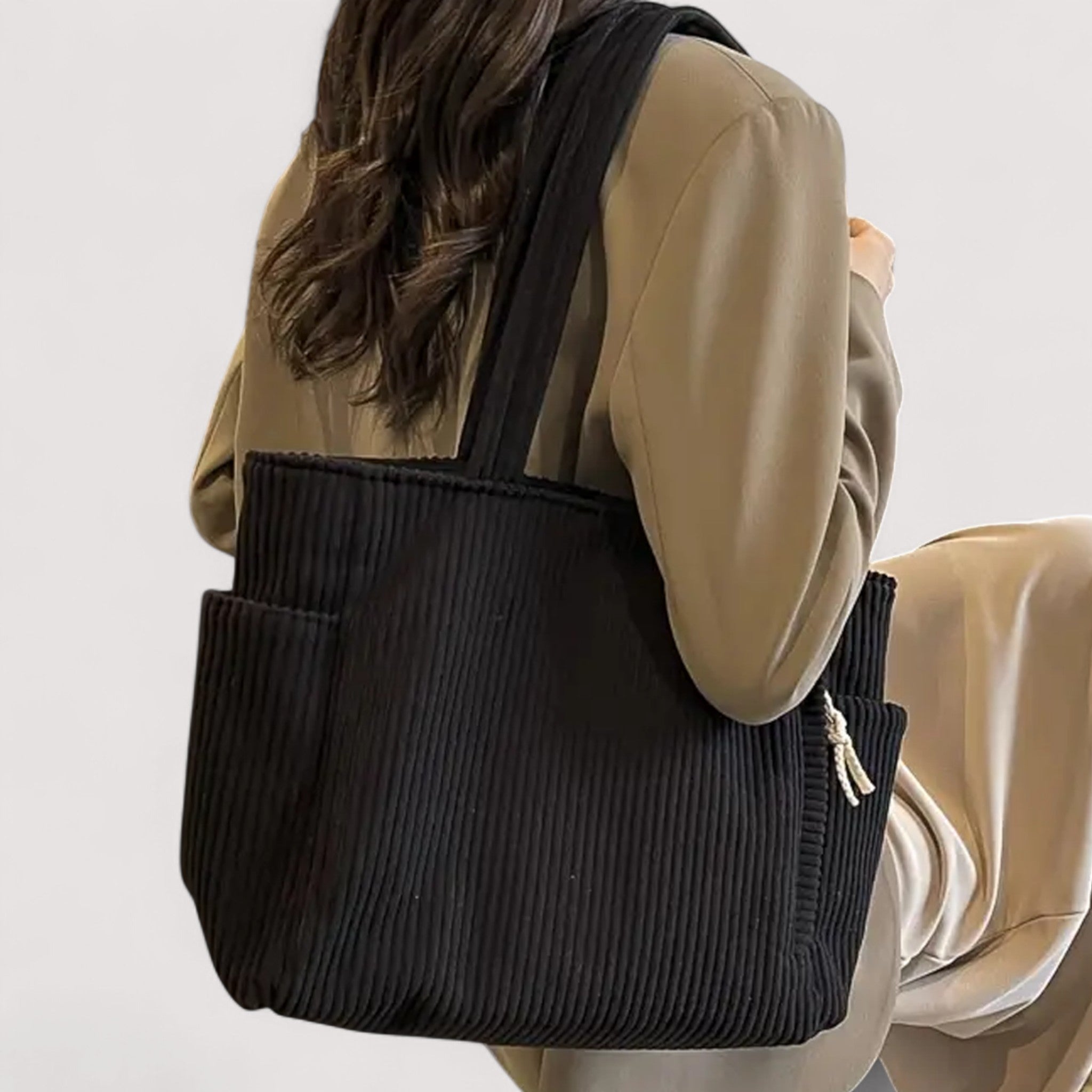 Amélie™ | Ruime Dagelijkse Ribbel Tas