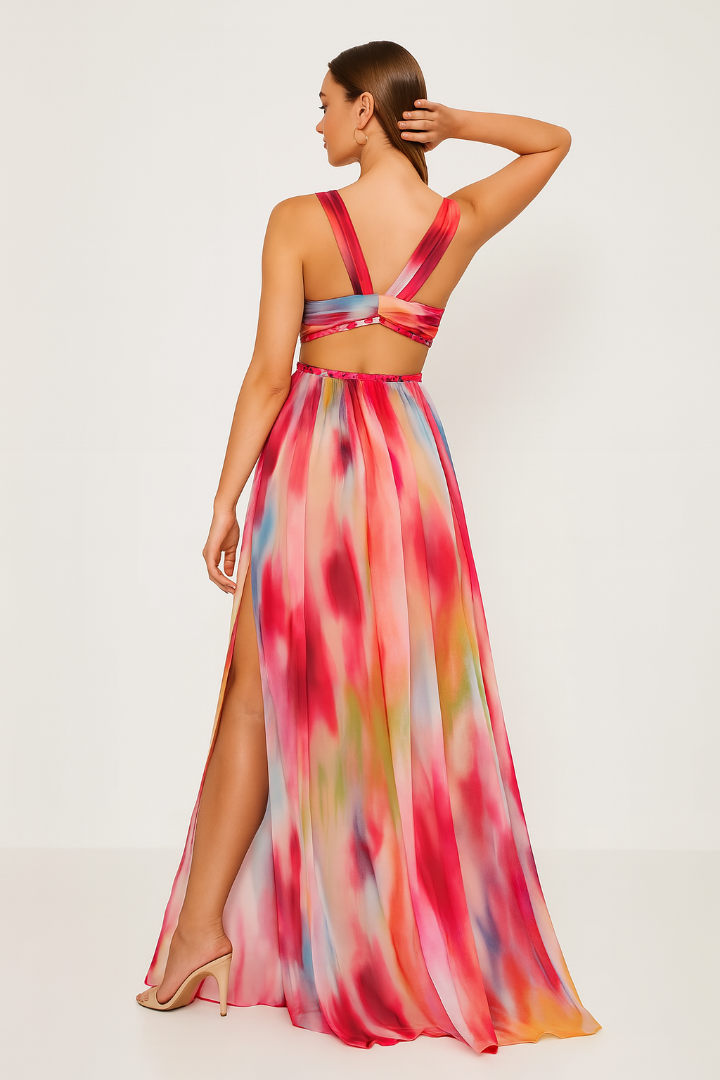 Freya™ Sunset Waves Maxi-jurk