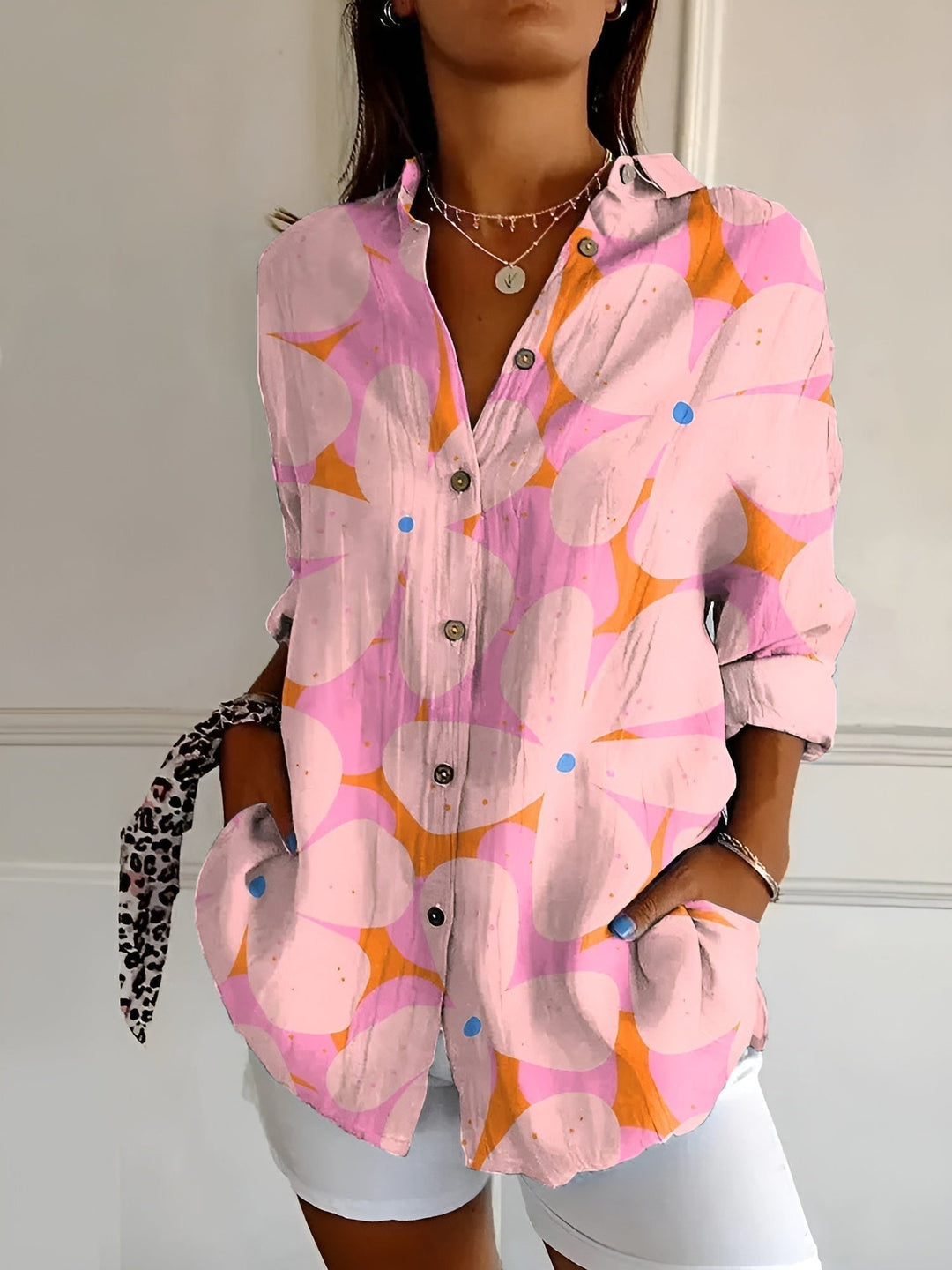 Lovisa™ – Elegante Soepelvallende Blouse met Bloemenprint