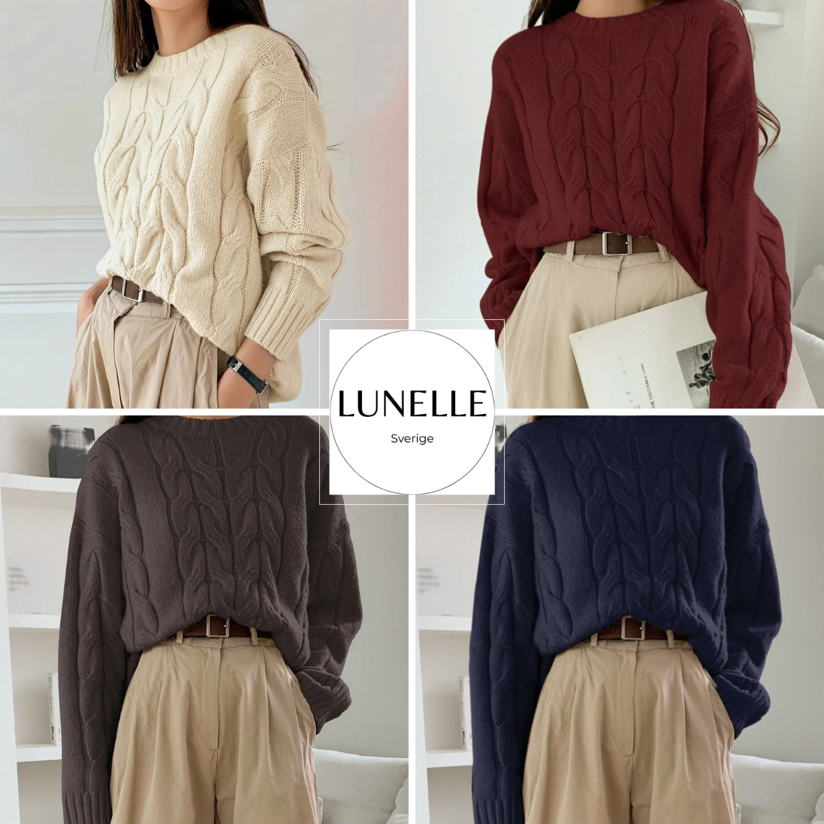 Mara™ | Oversized trui met blote schouders