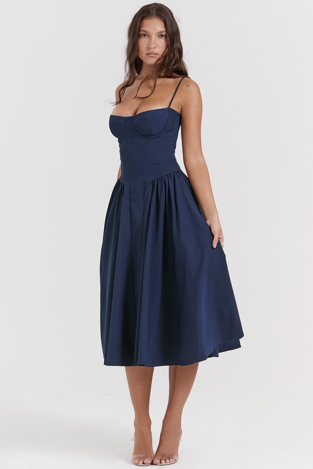 Celine Corset Midi Jurk