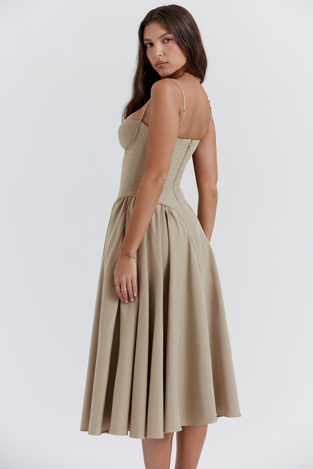 Celine Corset Midi Jurk