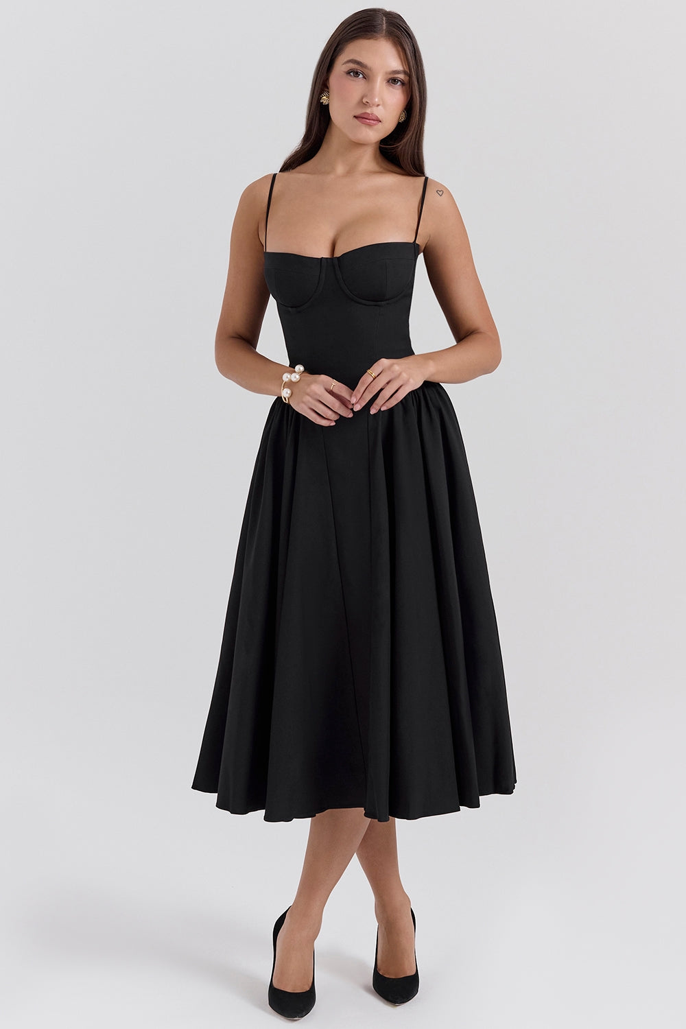 Celine Corset Midi Jurk