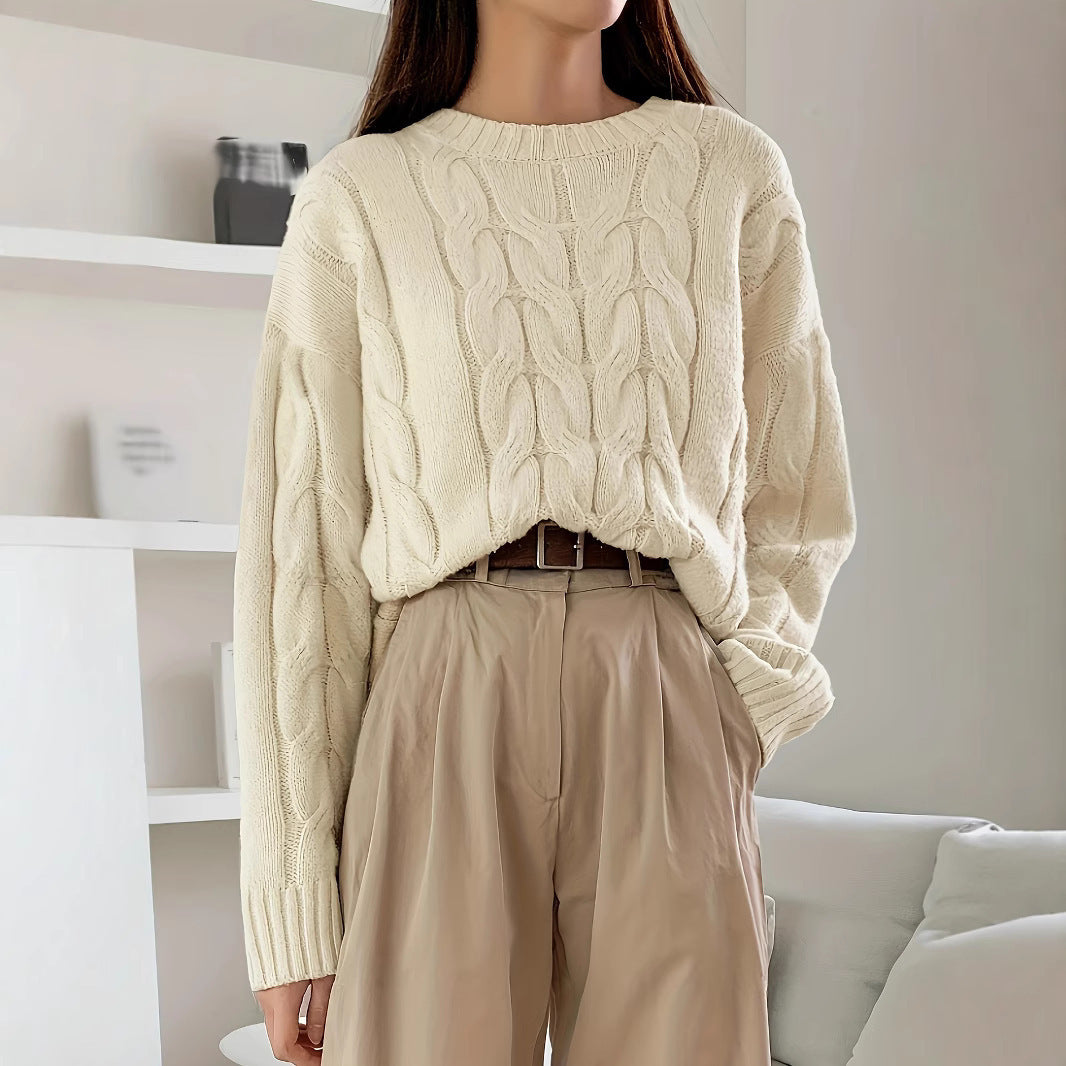 Mara™ | Oversized trui met blote schouders