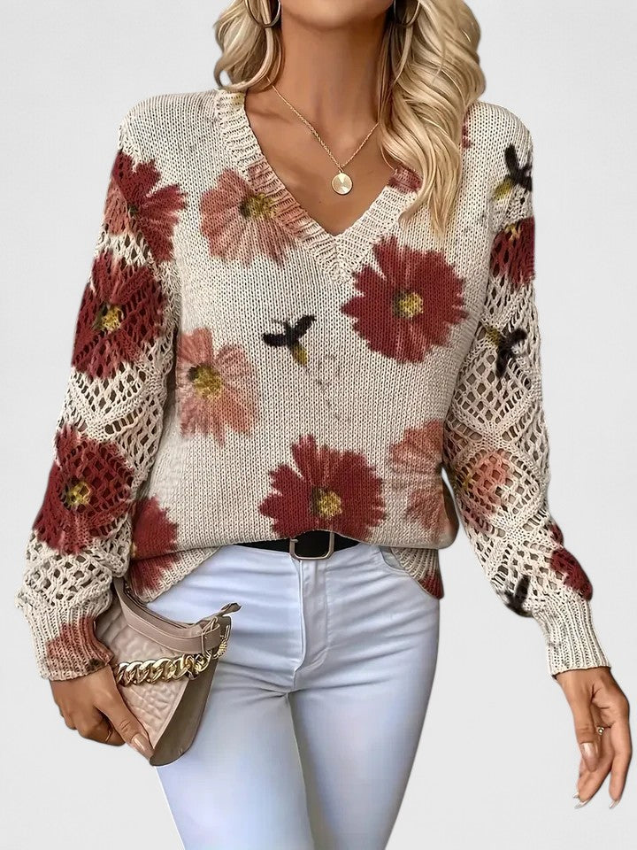 Liza™ | Elegante Gebreide Bloementrui