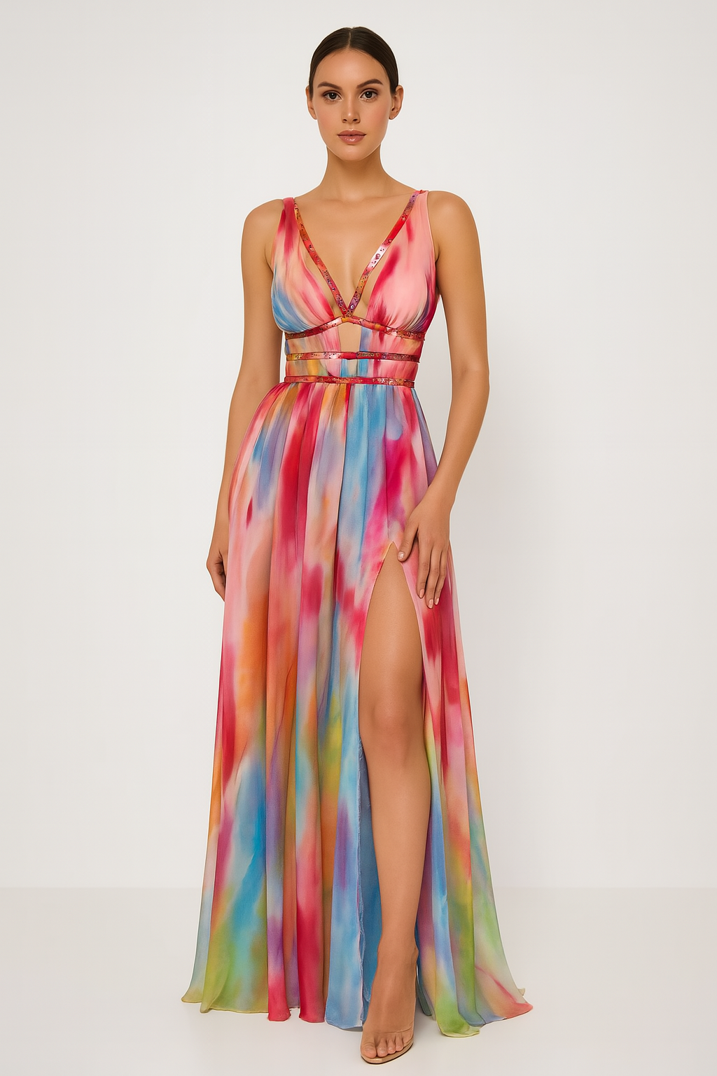 Freya™ Sunset Waves Maxi-jurk