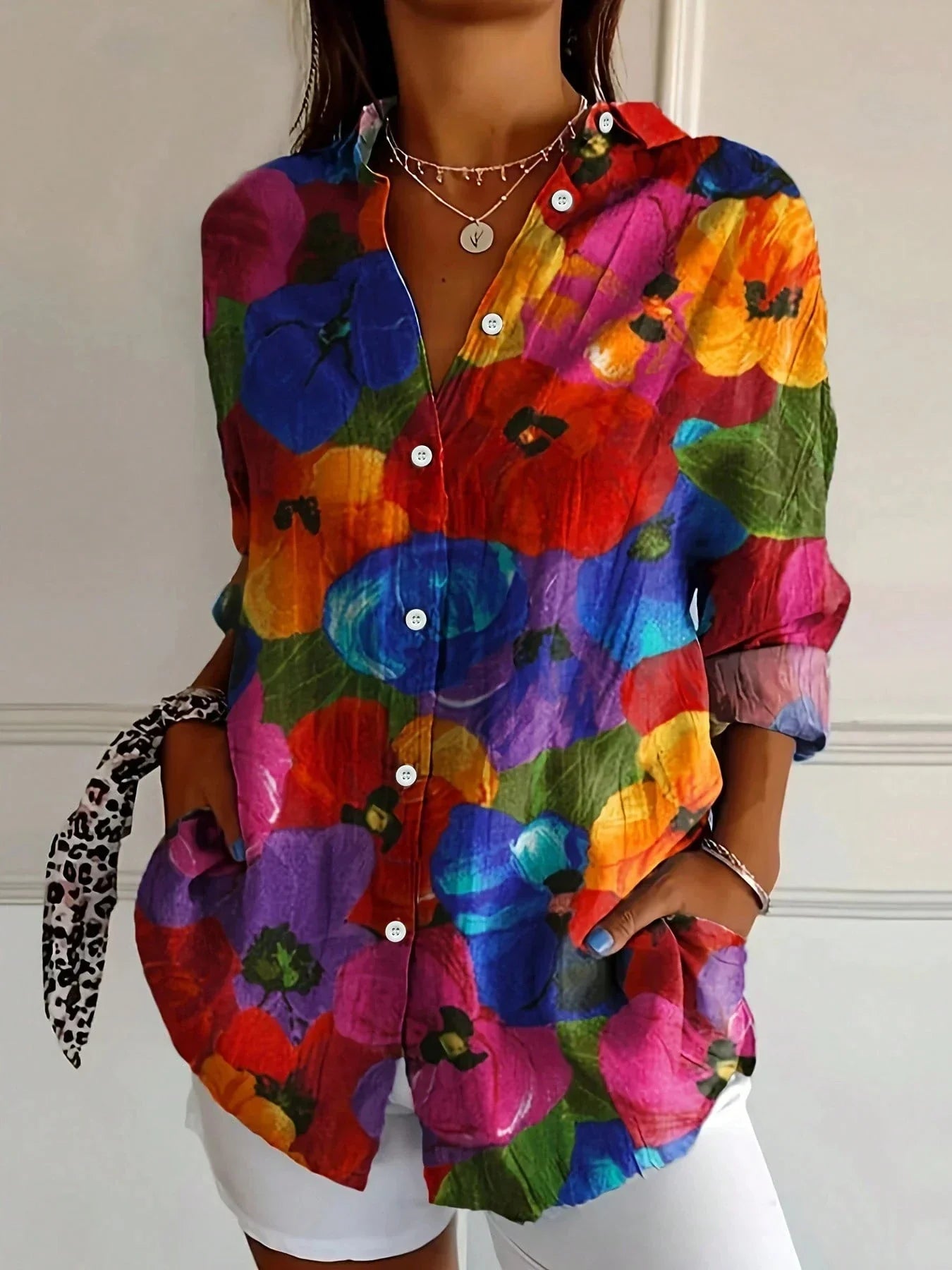 Annika | Kleurrijke blouse