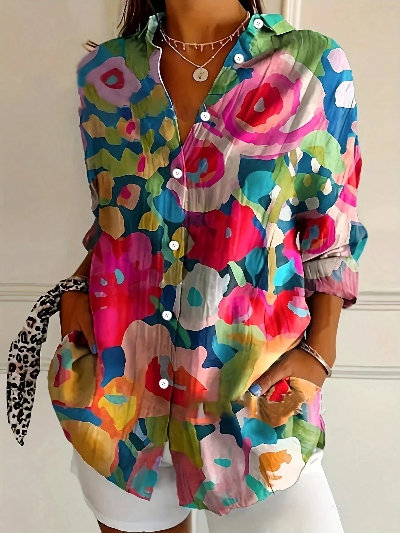 Annika | Kleurrijke blouse