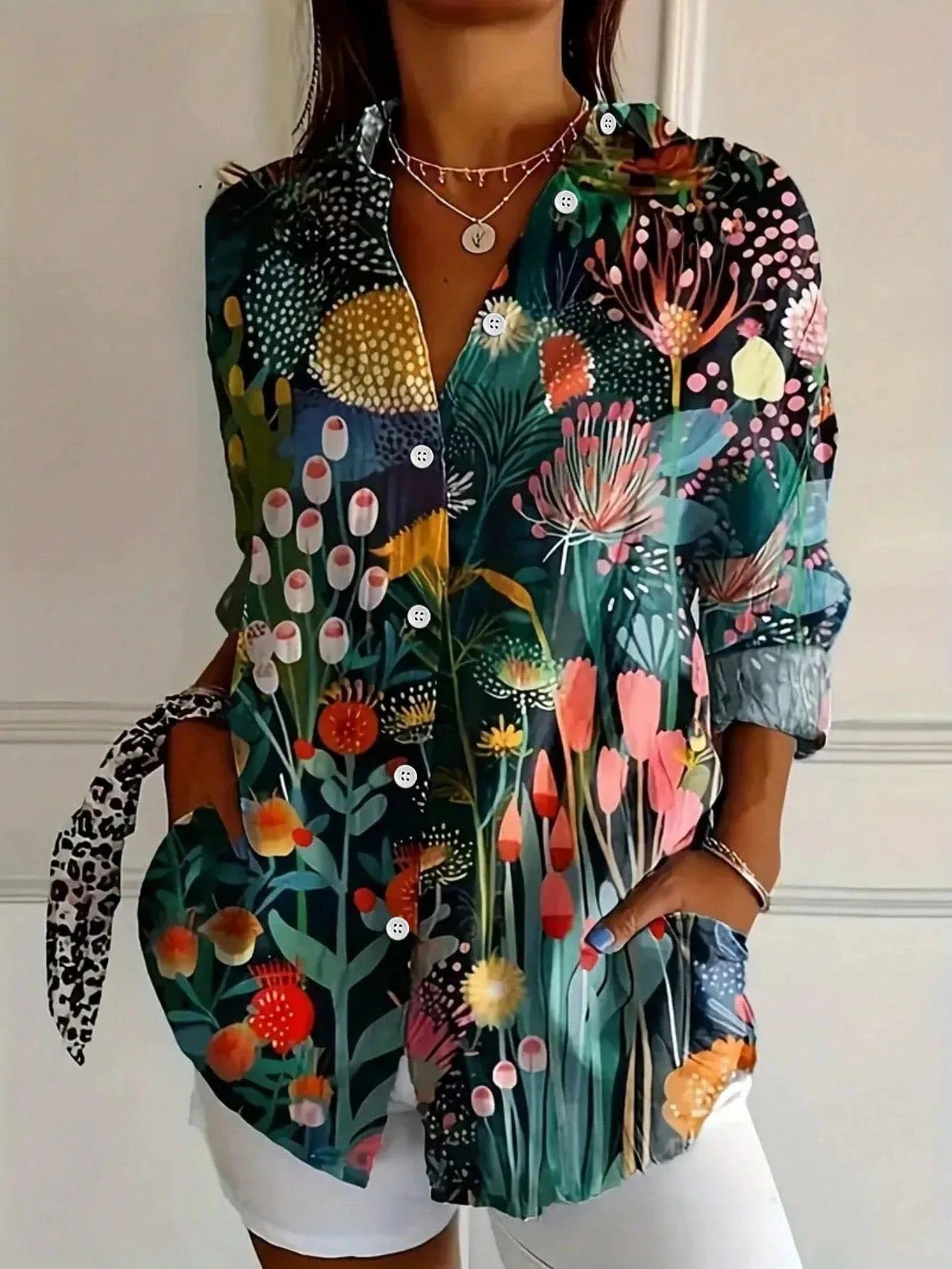 Annika | Kleurrijke blouse