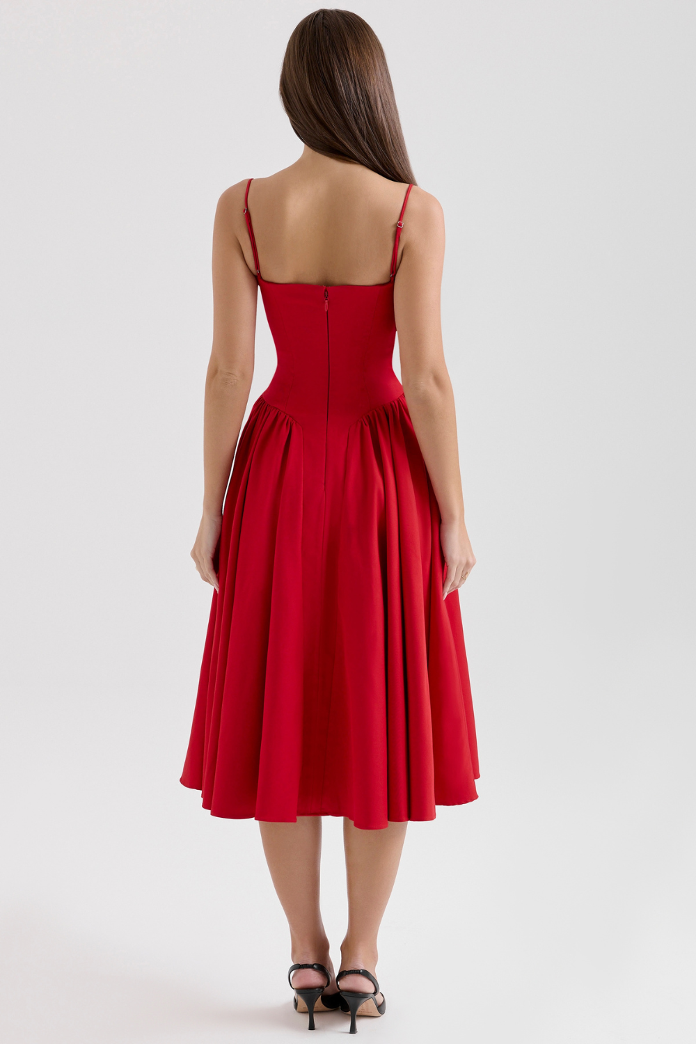 Celine Corset Midi Jurk
