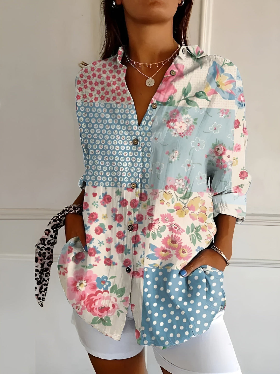 Lovisa™ – Elegante Soepelvallende Blouse met Bloemenprint