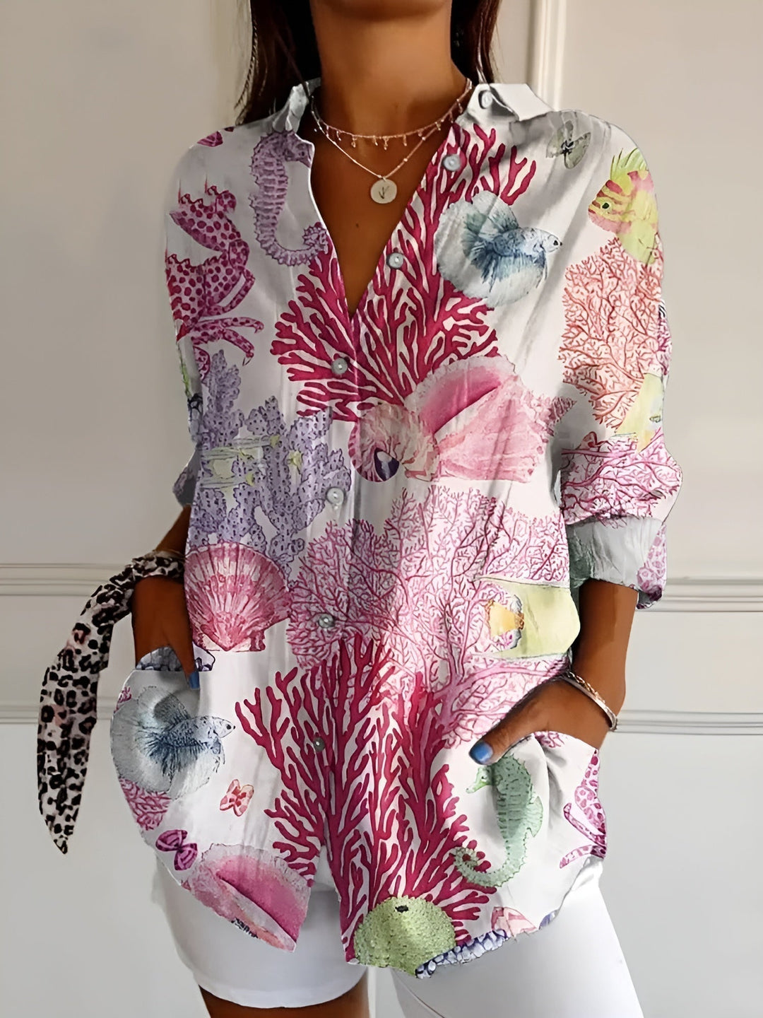 Lovisa™ – Elegante Soepelvallende Blouse met Bloemenprint