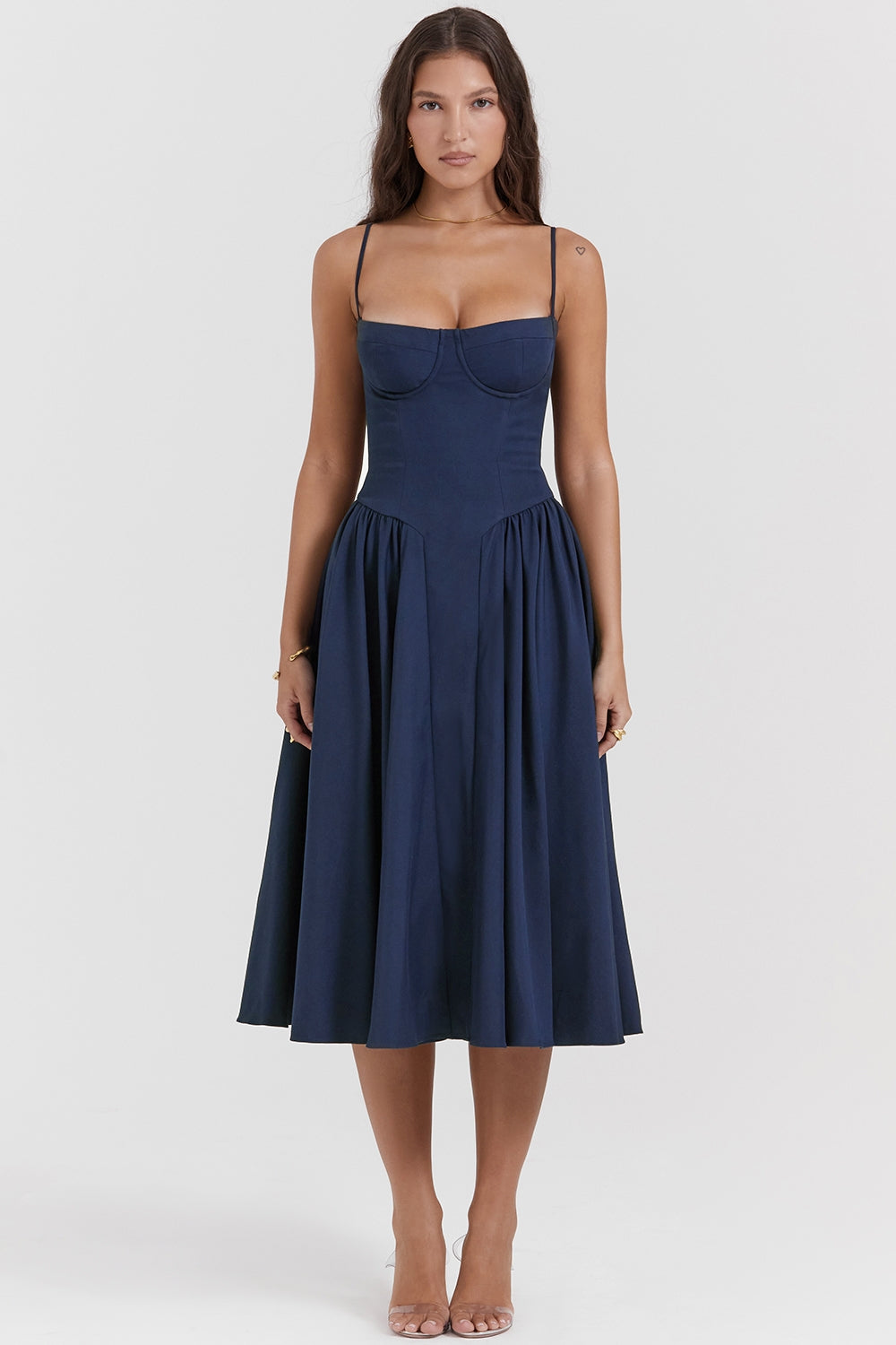 Celine Corset Midi Jurk