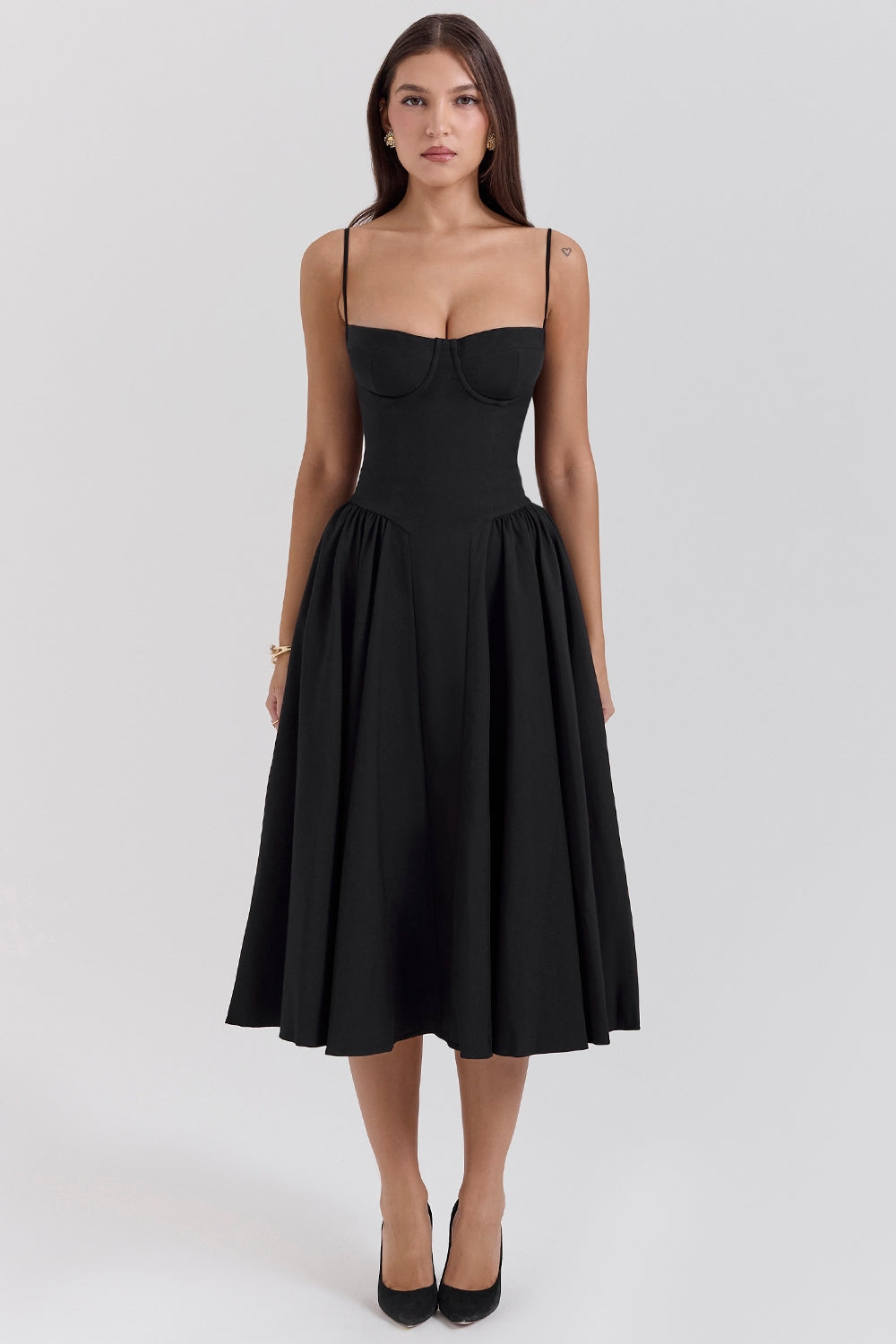 Celine Corset Midi Jurk