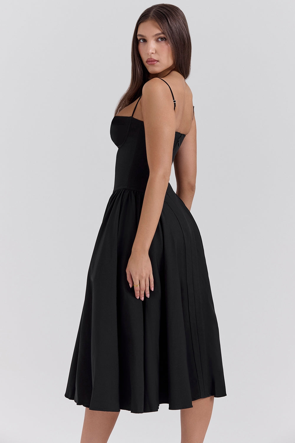 Celine Corset Midi Jurk