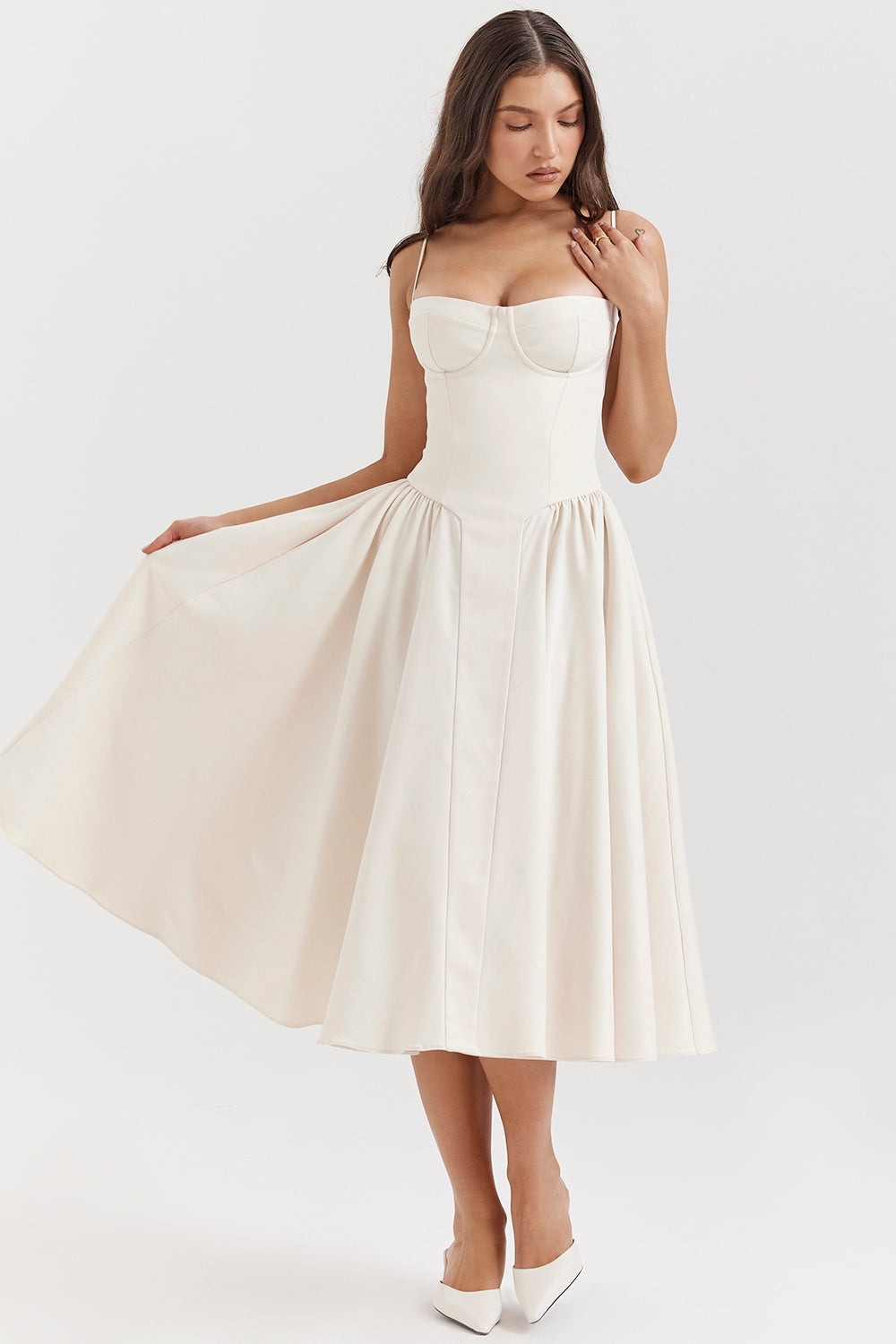 Celine Corset Midi Jurk