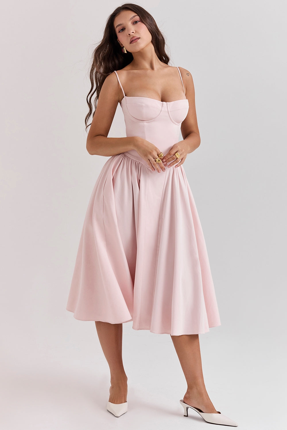 Celine Corset Midi Jurk