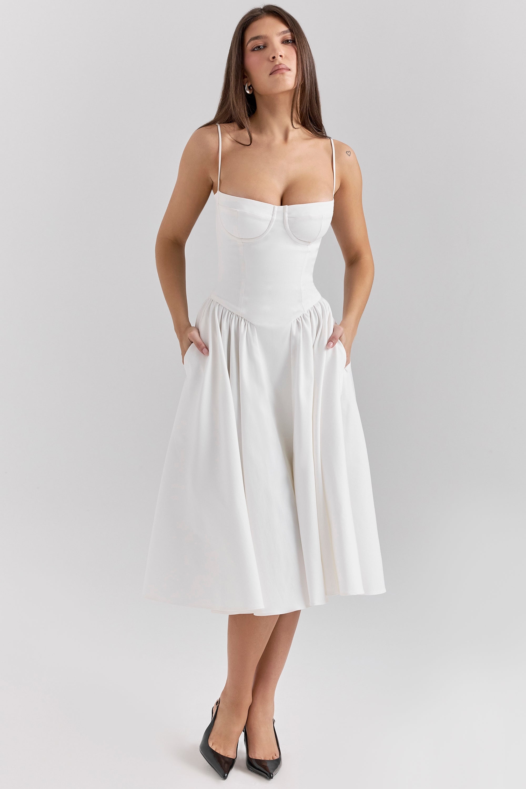 Celine Corset Midi Jurk