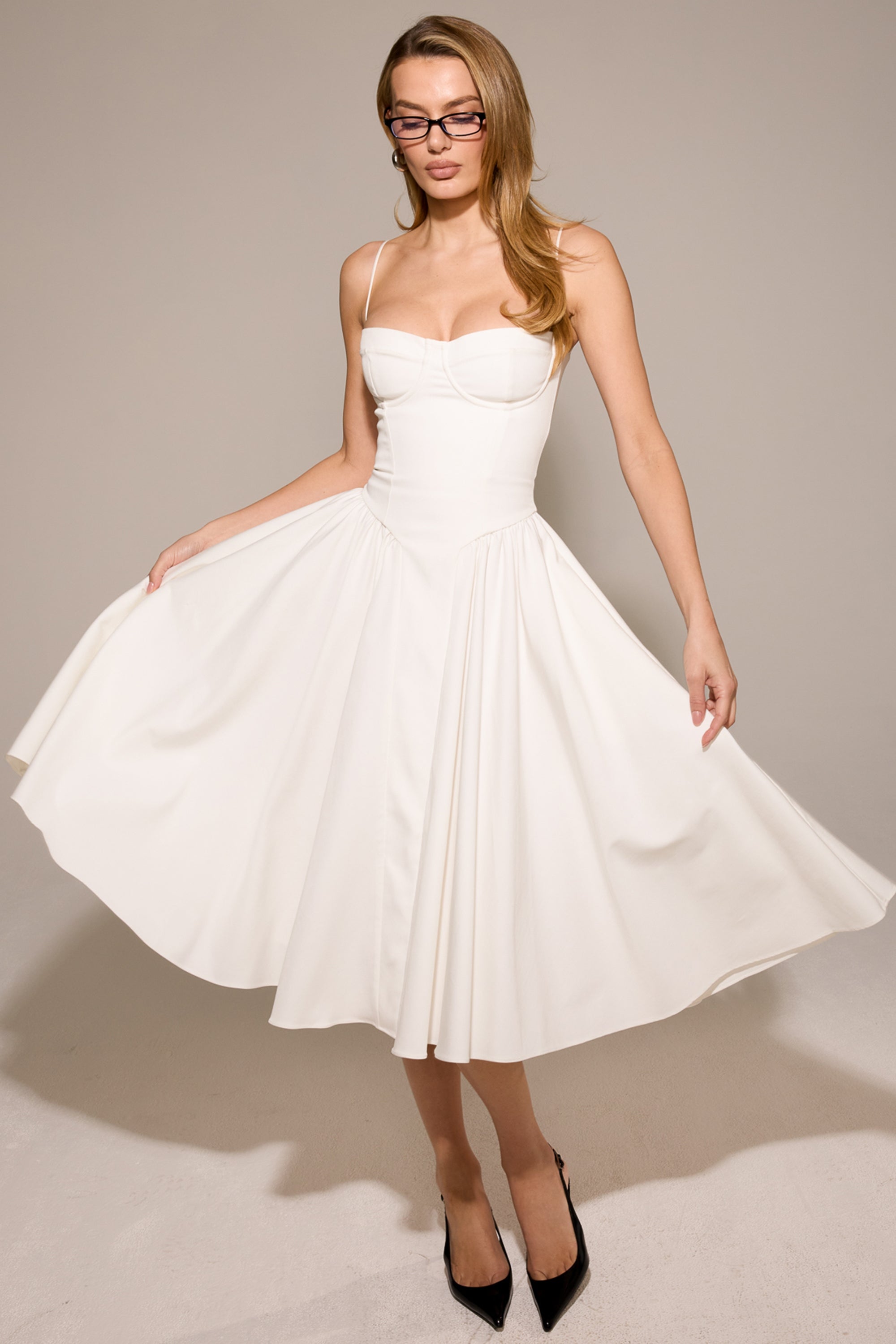 Celine Corset Midi Jurk