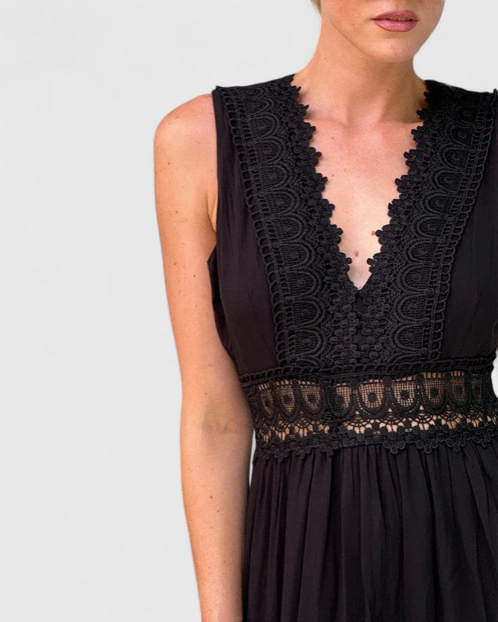 Alena™ | Elegante Midi Jurk met Verfijnde Pasvorm